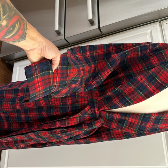 VINTAGE PENDLETON Authentic Macpherson Red Tartan Plaid Virgil Wool Robe - Picture 2 of 8